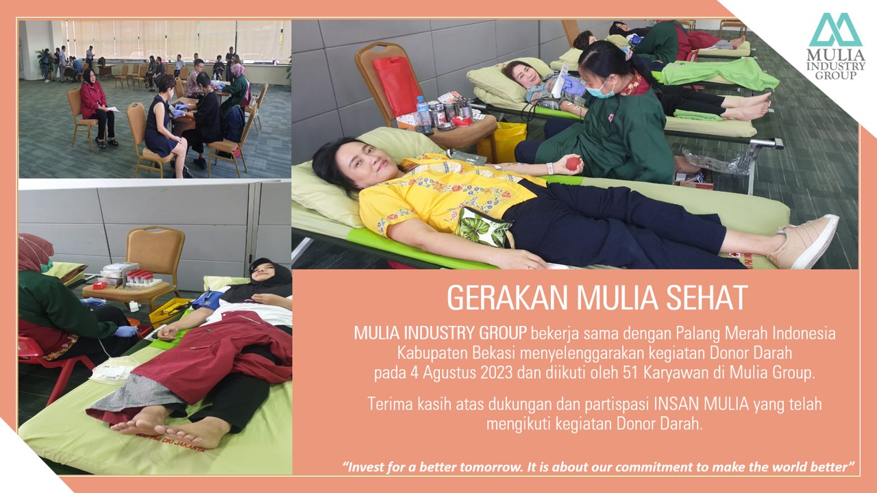 Gerakan Mulia Sehat untuk Donor Darah